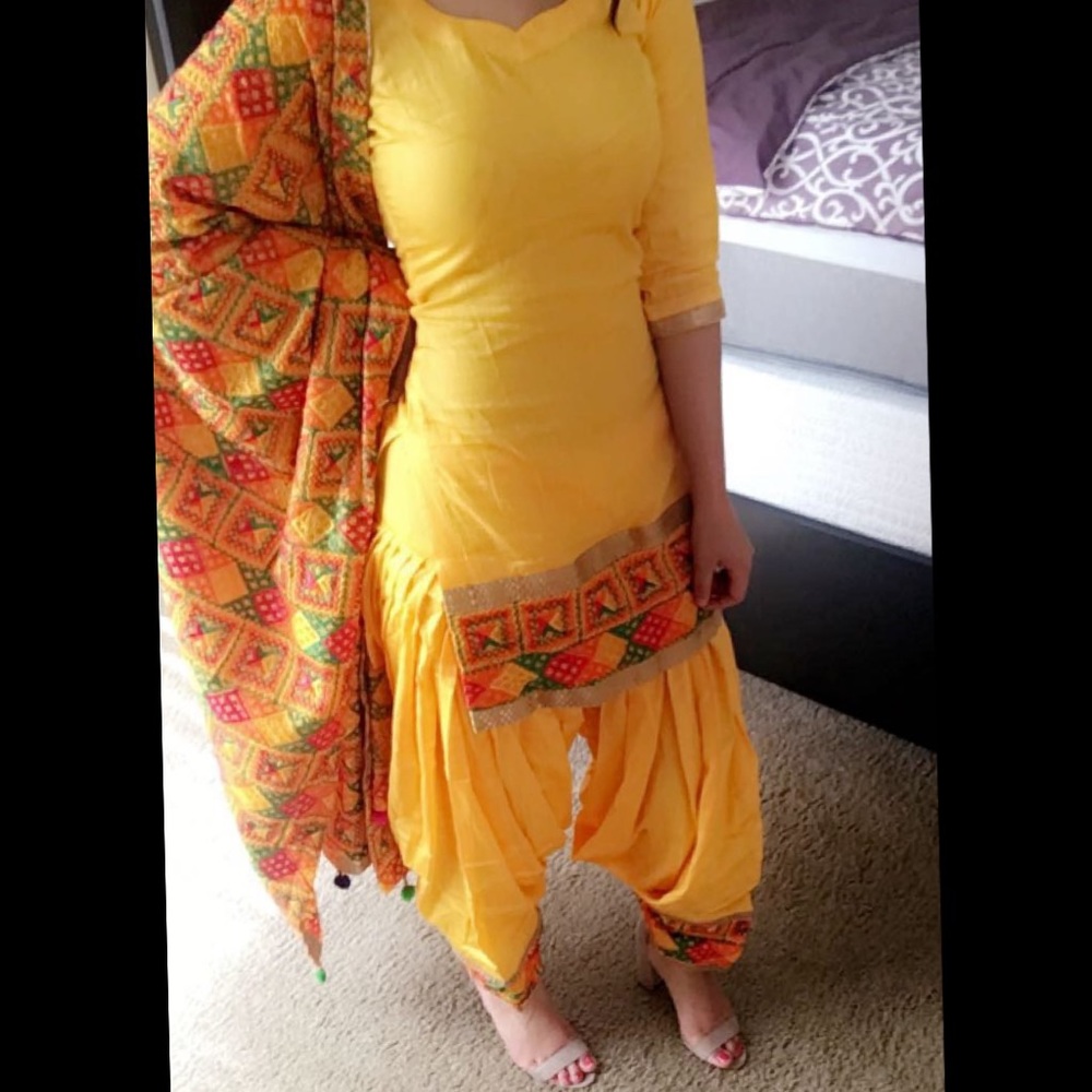 Phulkari Salwar suit